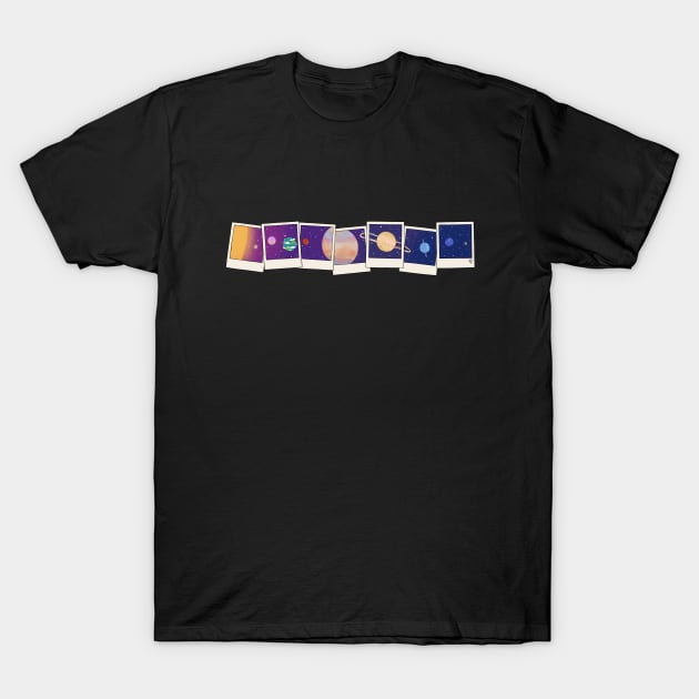 Space Polaroids T-Shirt by naomichan17